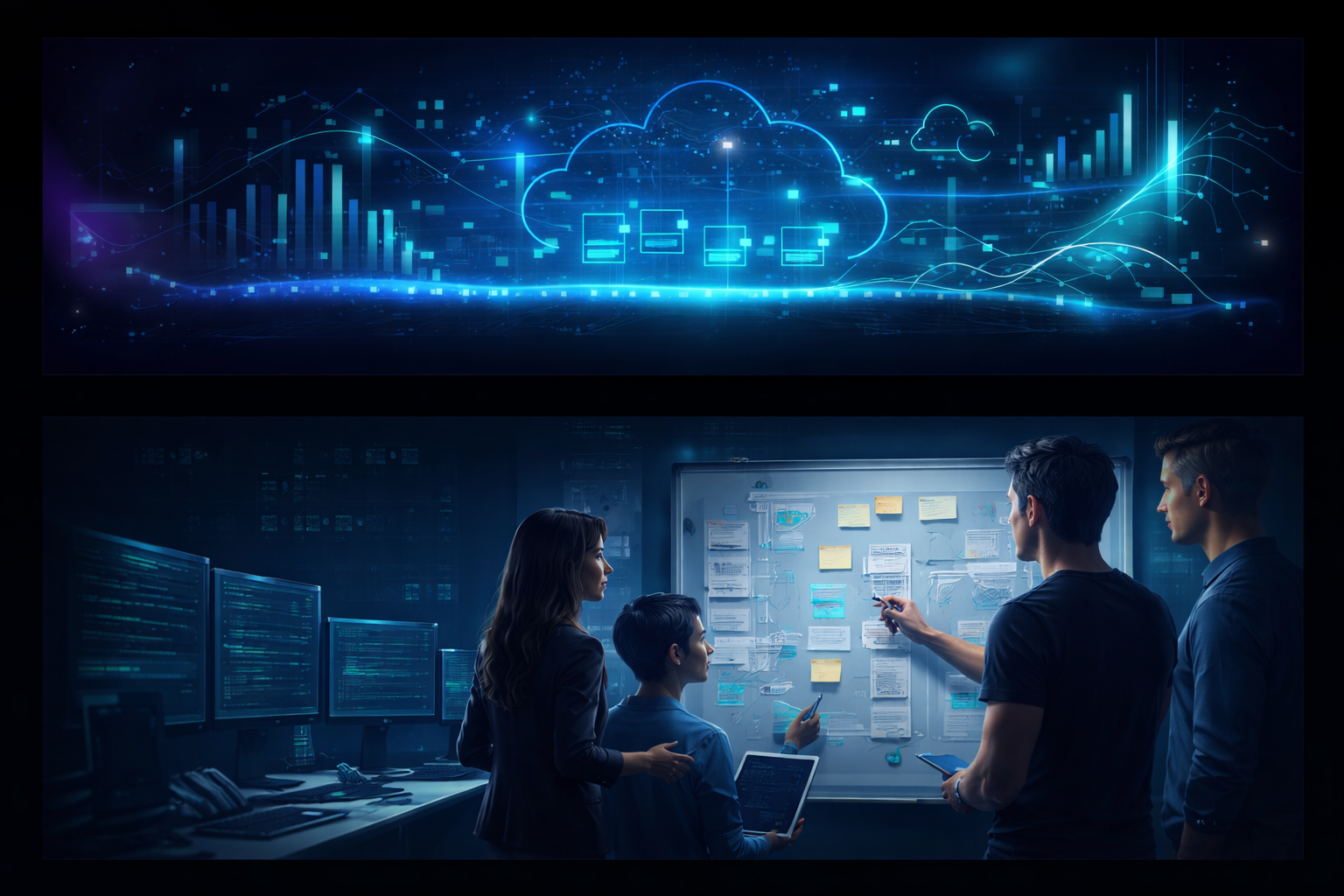 Digitale Infrastruktur Visual